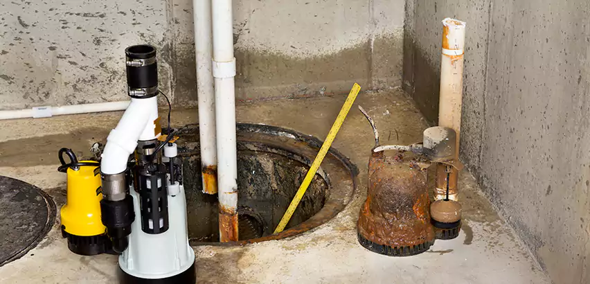 Installing Sump Pump in Finished Basement in Fort Lee, NJ